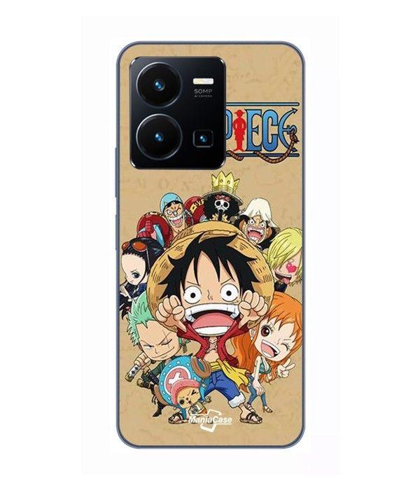Coque Pour Vivo Y35 4G Manga animé One Piece Straw Hat Crew Maniacase