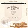 Large Linen Bread Bags Reusable Drawstring Homemade Artisan Bread Food Storage Bag Kitchen Organizer Containers