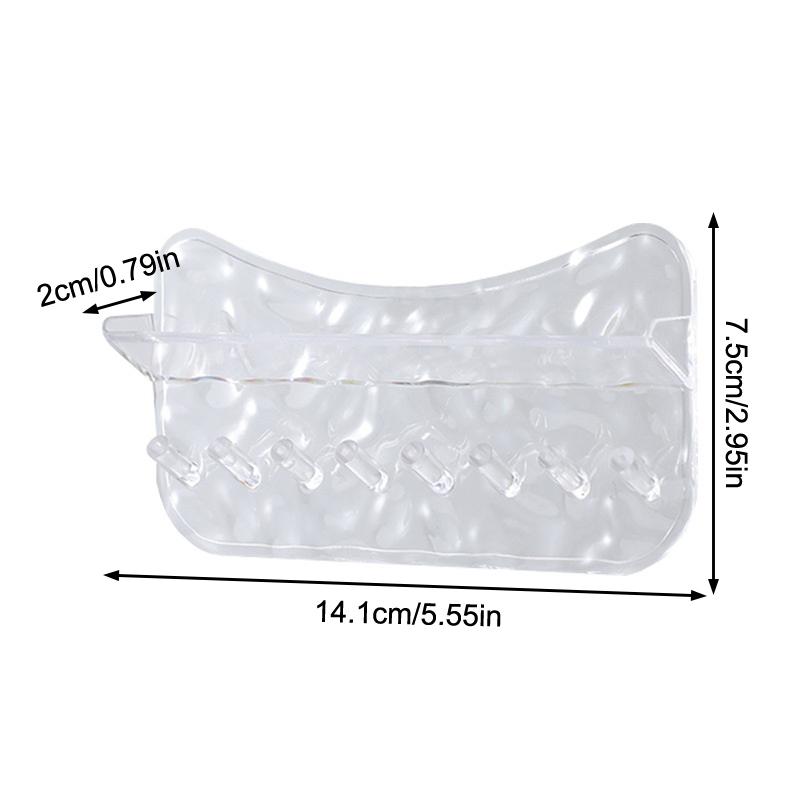 Haken Hängende Schmuck-Display Halskette Ohrring Armband Organizer Ständer Regal Halter Klebepaste Wandhaken Für Schmuck