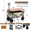 Outdoor Foldable Camping Cart with Table