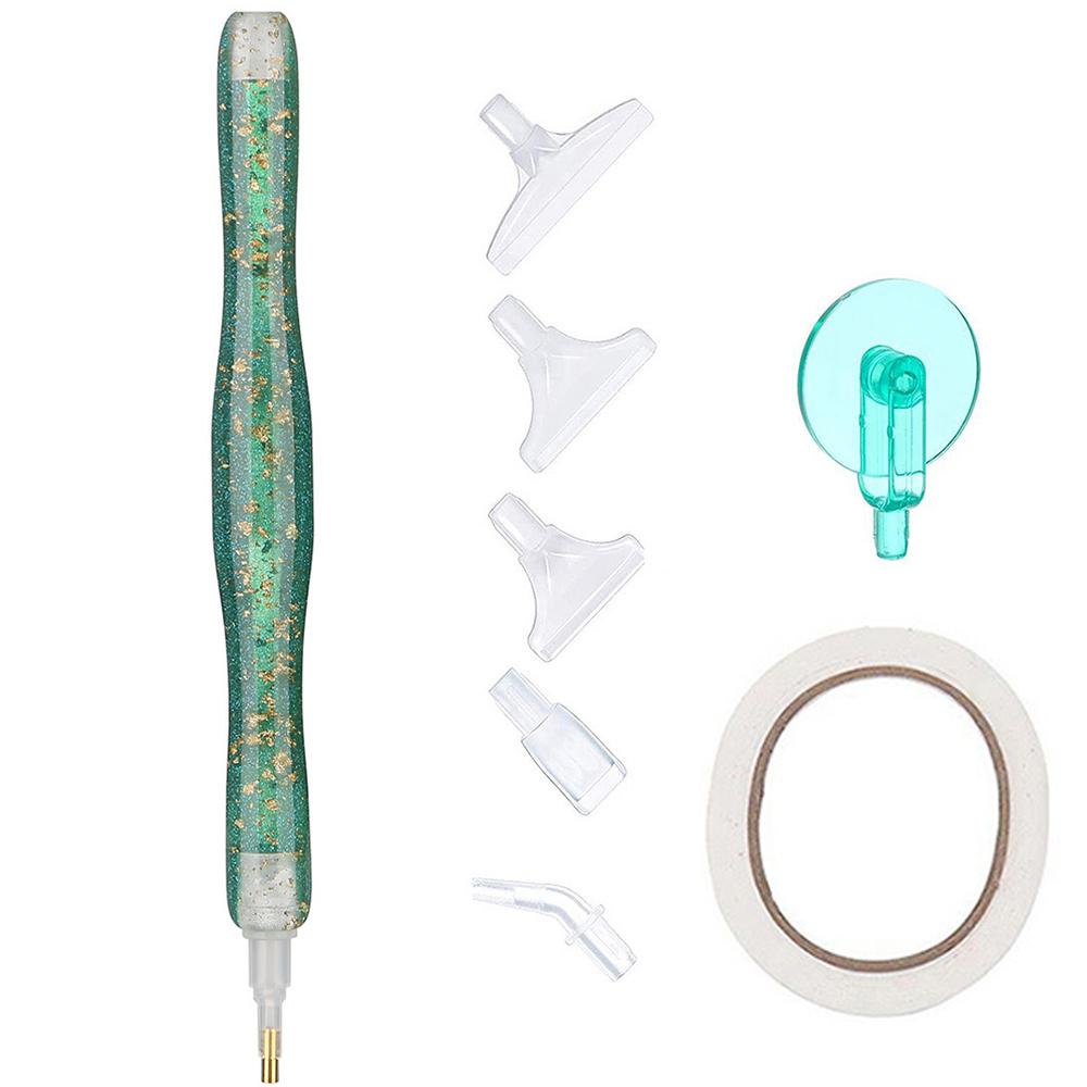 5D Glitter Diamond Painting Pen Rubber Roller Point Drill Pens Multi Placer Tips Kits Diamond Embroidery Cross Stitch DIY Craft