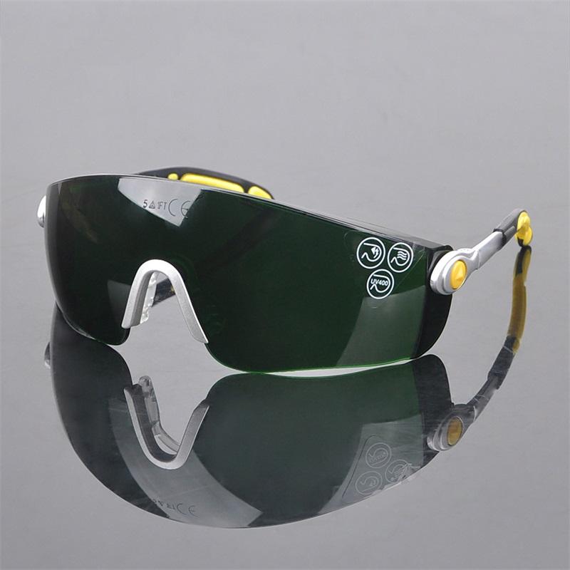 Welding Goggle Prevent Fog Scratch Proof Impact Resistant Red UV Protection Adjustable Legs Welder Glasses