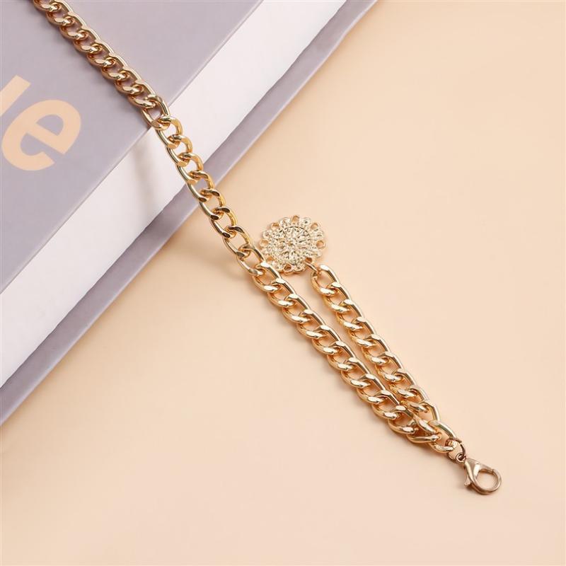 2026 Trendy Fashion Simple Sexy Golded Aluminum Waist Chain For Wome Beach Vacation Body Jewelry Belly Necklace