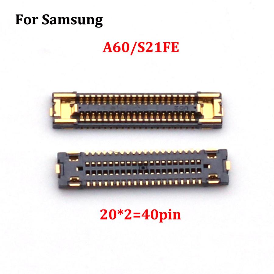 10pcs For Samsung S10 NOTE10 20 S21 S22 S23 A30S A40 A12 A50 A60 A02S A10S A14 LCD Display Screen Flex FPC Connector On Board
