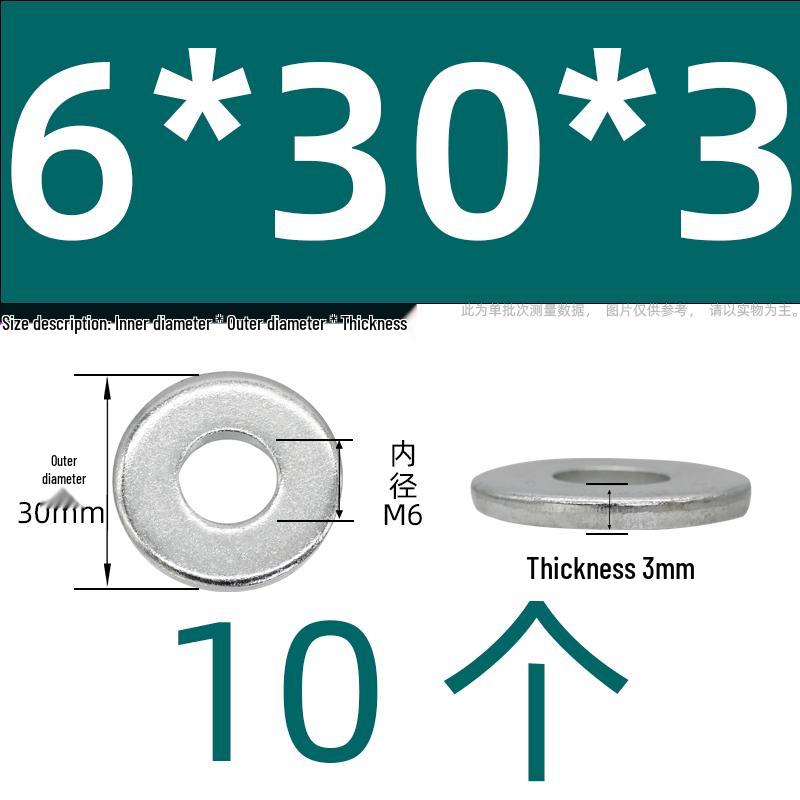 Ultra-Thick Galvanized Flat Washer Shim for M5-M30 Bolts