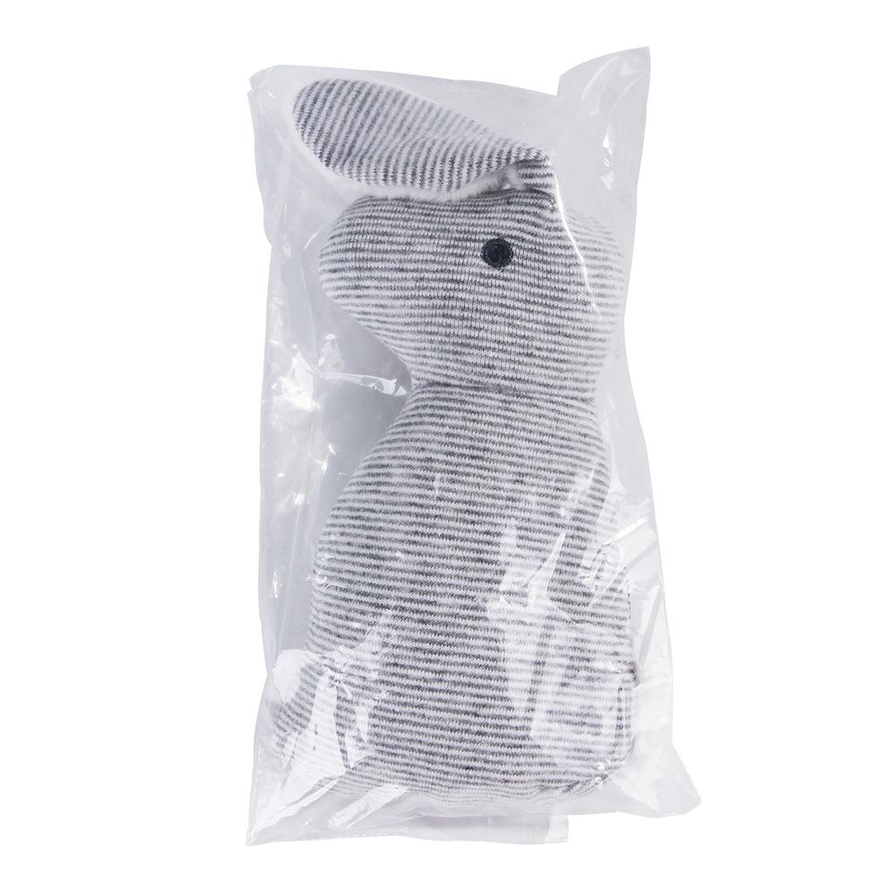 New Cute Stuffed Toys Squeak Rabbit Shape Sounding Plush Toy With Built-In Bell Dog Chew Squeaky Whistling Involved Dog Toys