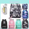Chica Blackpink Mujeres Hombres Niño Galaxia Mochila Escolar Mochila de Estudiante Bolsas de Viaje