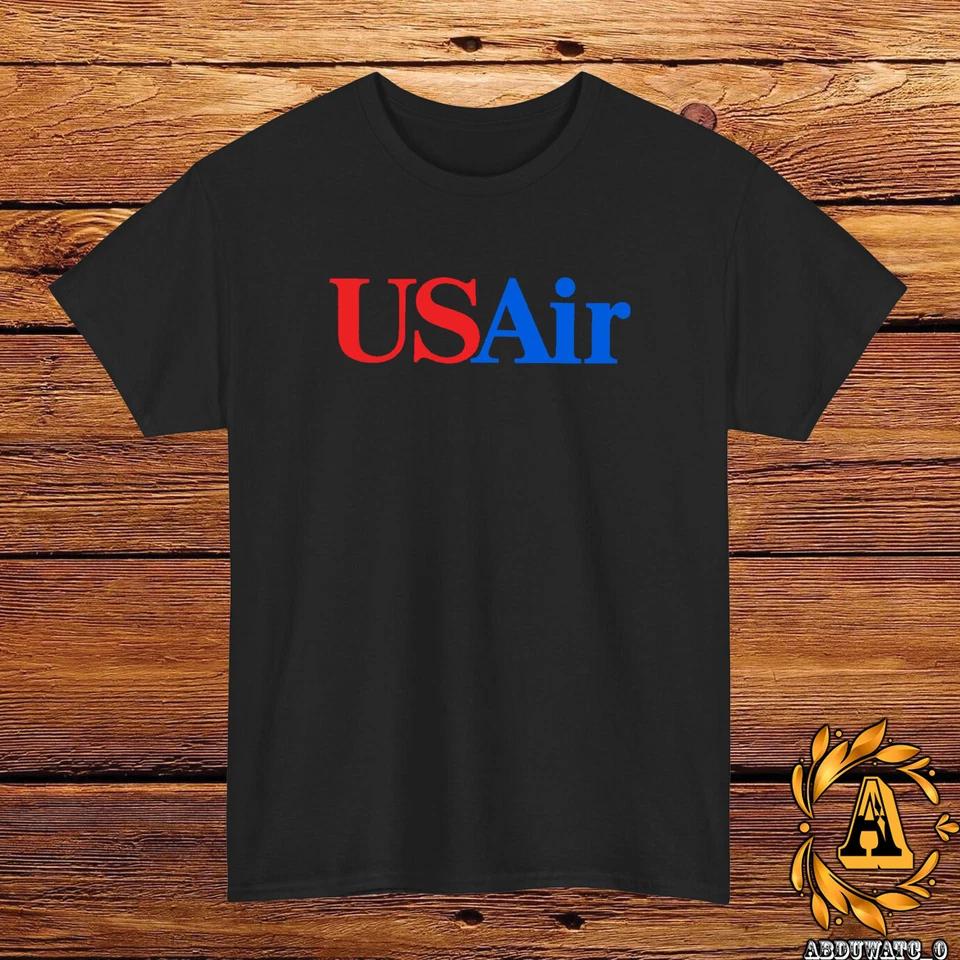 

USAir Retro Logo T-Shirt Black/Grey/White/Navy/Red/Light Blue L