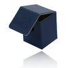 THE GORILLA CASE Deck Case, PU Leather Trading Card Case, Vertical Storage (Navy Blue)
