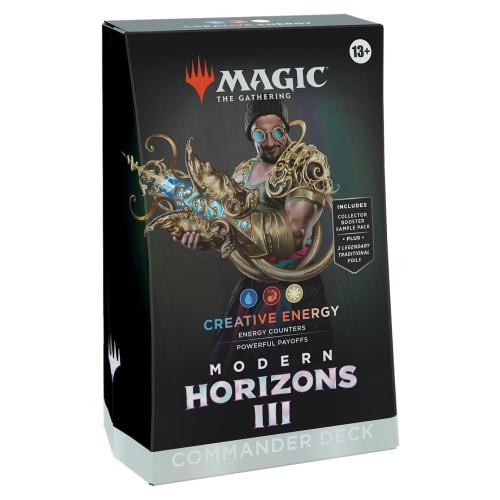 Magic: The Gathering Modern Horizons 3 Commander Deck "Creative Energy" English Version MTG Trading Card Wizards of the Coast MH3 D32930000