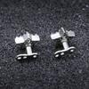 Ancora Dermica Top Ipoallergenica con Base Elegante Accessorio per Piercing Corporeo Zirconia Labret Lip Cheek Gioiello