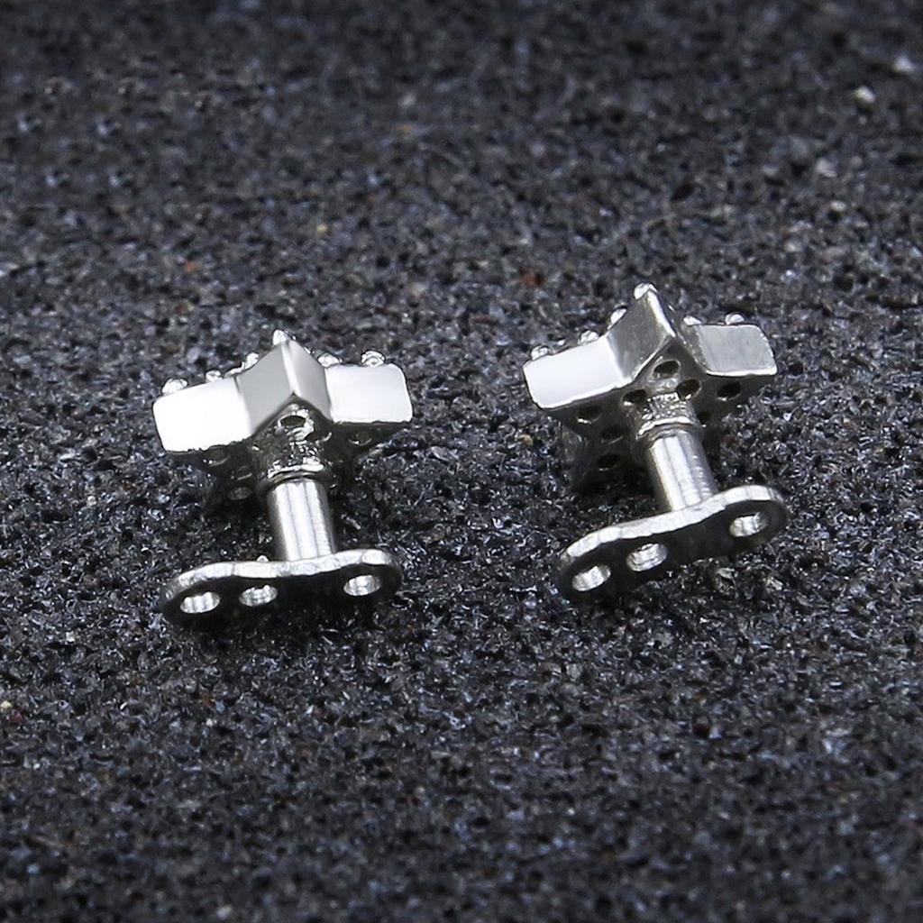 Ancora Dermica Top Ipoallergenica con Base Elegante Accessorio per Piercing Corporeo Zirconia Labret Lip Cheek Gioiello