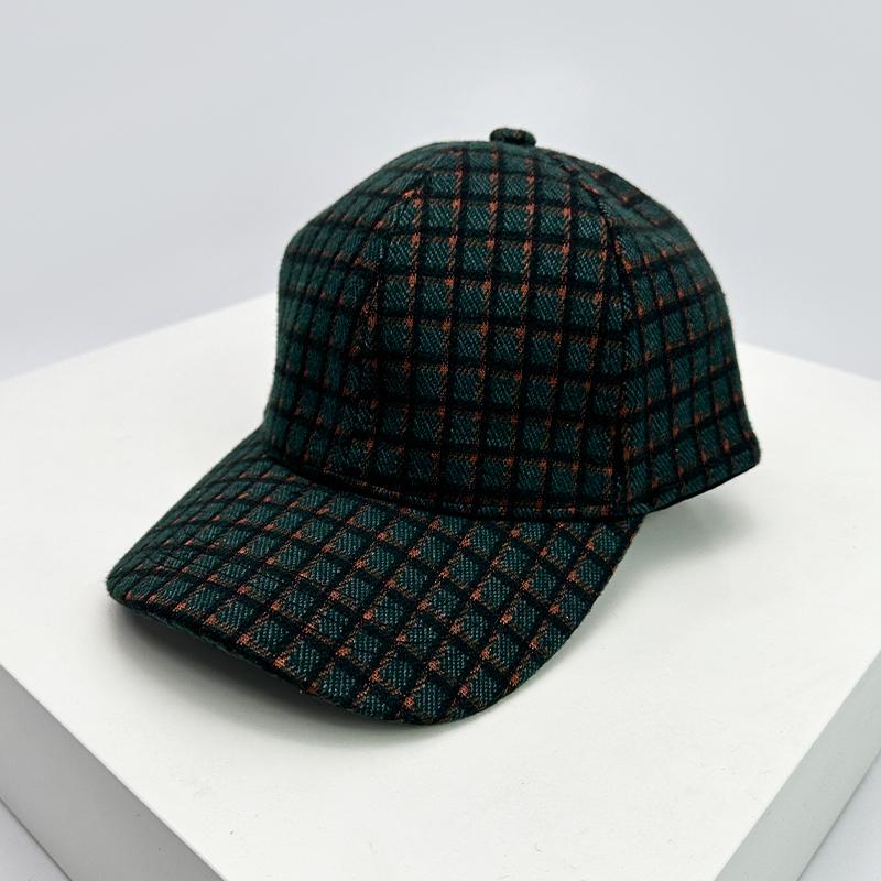 Baseball Color Contrast Blocking Houndstooth Check Women Men Her Him For Fresh Caps Peaked Hats Sunshade Versatile Breathable Outdoor Snapback