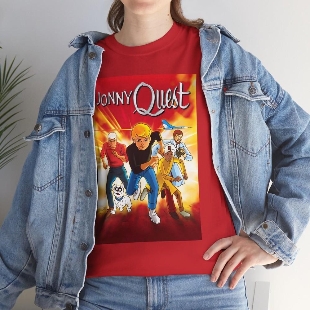 Jonny Quest TV Series (1964-65) T-Shirt Sci-Fi Action Cartoon Animation