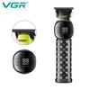 VGR V-185 Men's Hair Clipper Body Hair Trimmer USB Pusher Powerful with LED Intelligent Digital Display Pusher Home Razor Shaver Oil Head Clipper