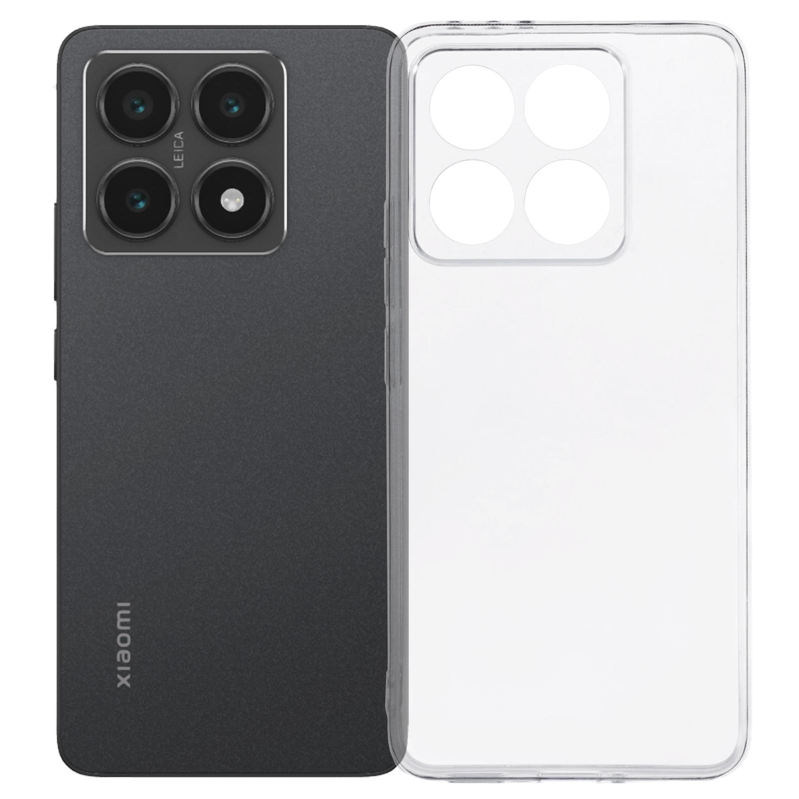 

For Xiaomi 14T Case Watermark-Free 2.0mm Clear Phone TPU Cover A