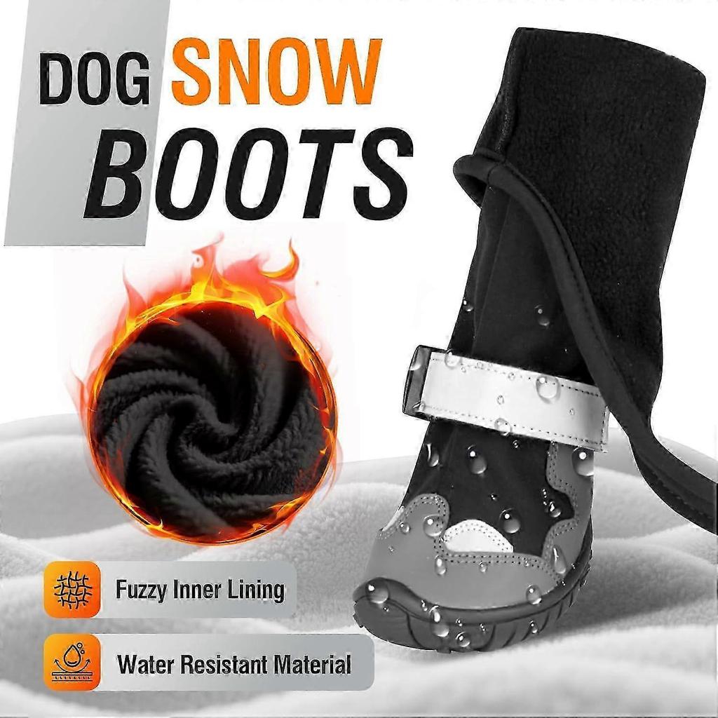 Hunde Latzhosen Stiefel, Wasserdichte Hunderegenstiefel, Welpen Schneeschuhe für den Winter, Schmutzabweisende Hose Verstellbare Latzhose für Outdoor-Spaziergänge & Pfotenschutz
