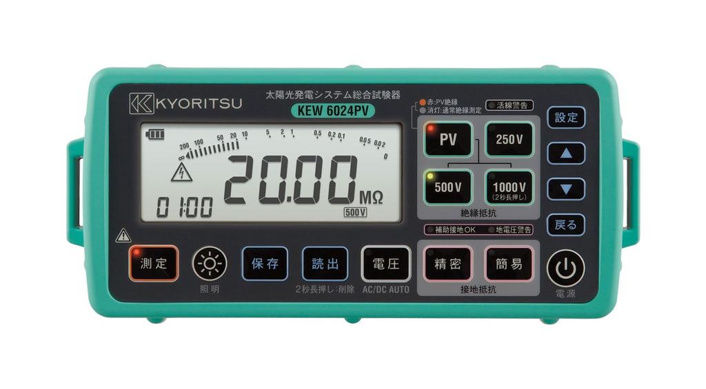Kyoritsu Electrical Instruments (KYORITSU) Solar Power Generation System Comprehensive Tester KEW 6024PV