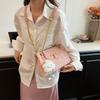 Fashion Layer Ladies Large Capacity Tote Bag Hundreds of Metal Chain Shoulder Crossbody Bag Tassel Pendant Metal Decoration PU