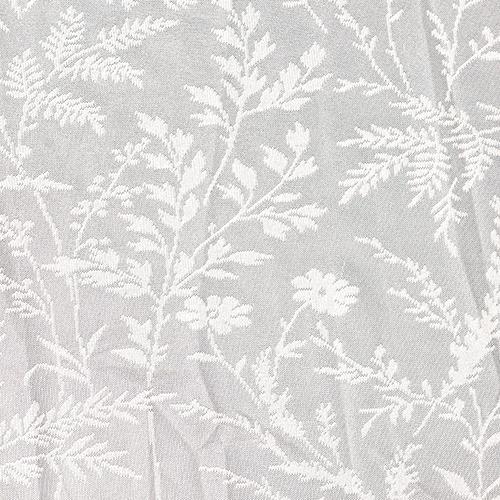 1PC LOZUJOJU French Vine Plant Woven Sheer Curtain, Rustic Style Translucent Window Screen for Living Room Bedroom Window Home Decor