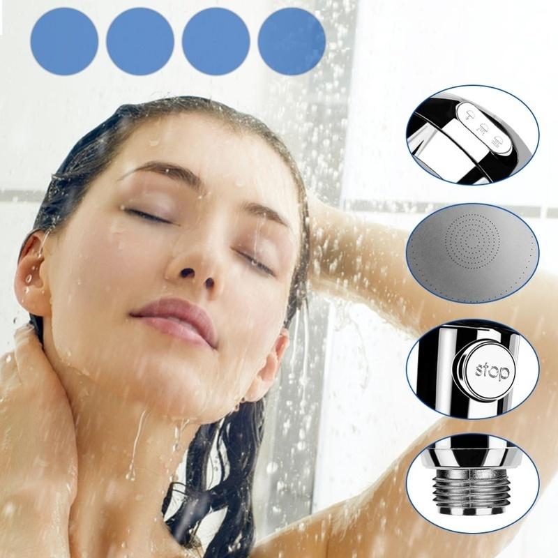 Filter SPA Rund 3 einstellbare Duschmodi Hochdruck-Badezimmer-Handbrause zum Wassersparen