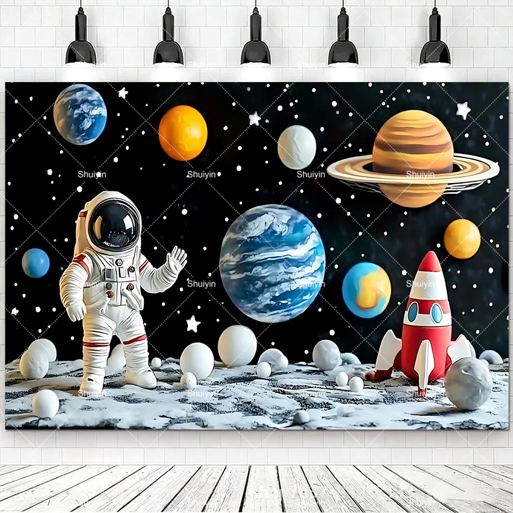 Astronaut, Rocket, Planet, Astronaut, Decorations for Kids, Party Supplies, Baby Photography Accessories, Gifts