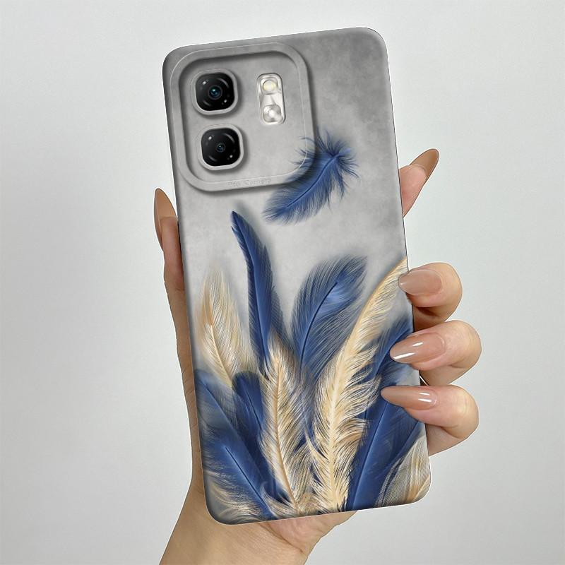 For Infinix Hot 50i Case Hot50i X6531 Soft Silicone TPU Painted Phone Coque Cartoon Printed Shockproof Protective Fundas Cover