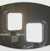 Portable RGB Photography Light: Cold/Warm Square Soft Light for Outdoor Live Broadcasts