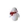2pcs Red White Plush Snowman Doll Soft Christmas Tree Decorations  New Year Ornaments