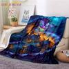 World of Warcraft Blankets Classic Game Blankets Art Printed Blankets Flannel Throw Blankets for Bed Sofa Party Kids Aldult Gift
