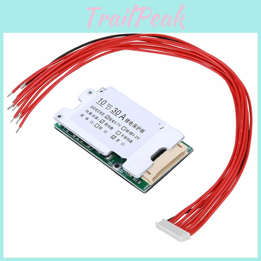 Cell 10s Liion 30a 36v 18650 Battery Protection Bms Pcb Board With Balance Function