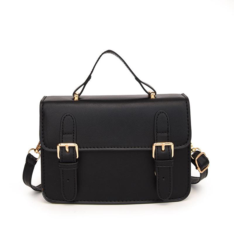 

Премиальная текстура большой емкости маленькая сумка женская осень и зима новые модели ретро сумка через плечо универсальная портативная сумка через плечо чёрный