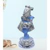India Lord Krishna Idol | 999 Silver Plated Krishna Statue | Standing Krishna Playing Basuri | Krishna ji for Pooja & Gifting