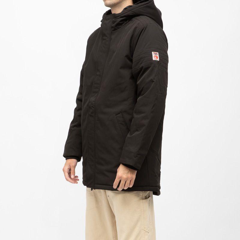 Men's Short Parka with Hood and Embossed Logo COMPAGNIE DE CALIFORNIE
