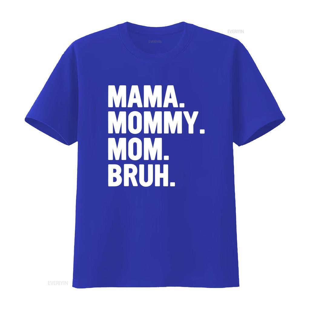 Blijde Moeder Mama Mommy Mom Bruh Print T-shirt Perfect Moederschap voor vintage Gewassen Ademend streetwear Unisex Zacht