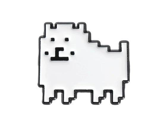 1Pc Cute Pixel-style Cartoon Dinosaur Alloy Badges - Denim Jacket T-shirt Backpack Decorative Pins Social Brooch for Men & Women