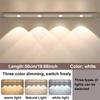 Motion Sensor Light LED Sensor Lamp Wireless Ultra Thin USB LED For Kitchen Cabinet Bedroom Wardrobe Indoor Lighting Night Light