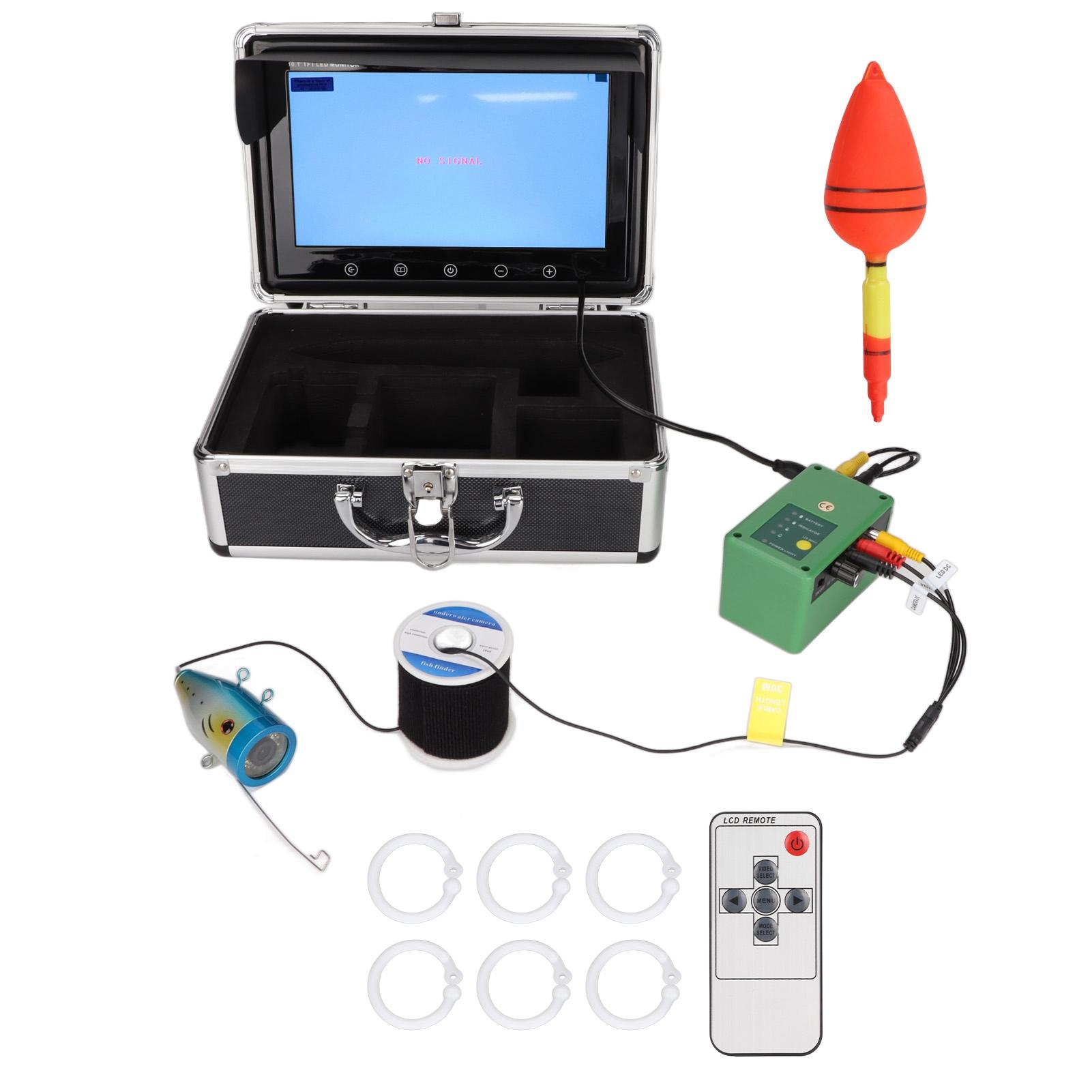 

Подводная камера для рыбалки 30 м 1000 ТВЛ мегапикселей с 10,1-дюймовым цветным TFT-дисплеем 15 инфракрасных ламп UK Plug