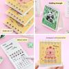 Cartoon Mini Calendar Standing Flip Coil Calendar Creative Schedule Planner  Office School Supplies