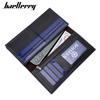 Baellerry Men Long Wallets Vintage Design Card Holder Artificial Leather Business Wallet Money Bags