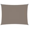 VidaXL Sun Sail Oxford Fabric Rectangular 2x3.5 M Taupe