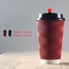 Disposable Double-Wall Insulated Coffee Cups with Lids