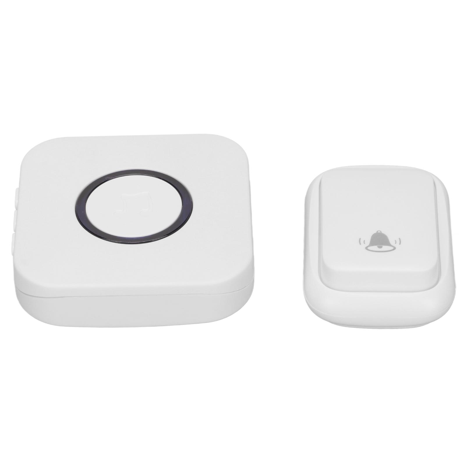 

Беспроводной дверной звонок дальнего действия, самозаряжающийся, водонепроницаемый, пейджер для дома, 100–240 В, США US Plug