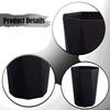 Round PP Bin, Lightweight, Modern And Washable, Ideal for The Bedroom Bathroom.