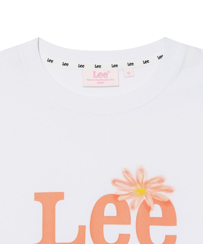 LEE Women Graphic Crop T-Shirt White