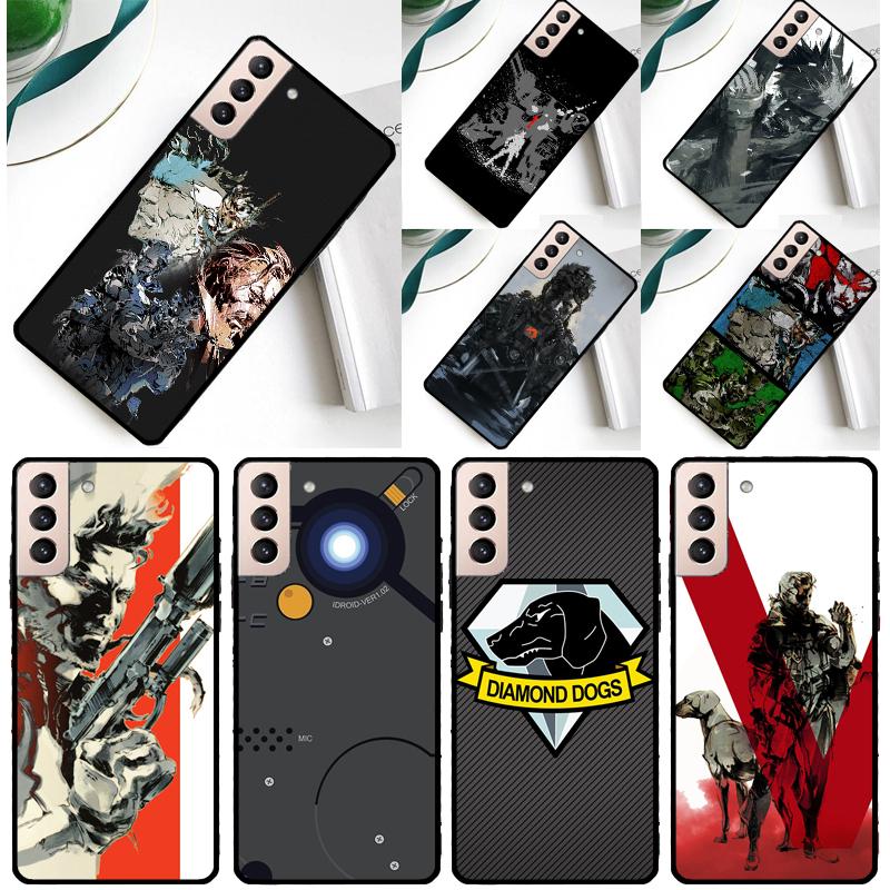 Metal Gear Solid Case For Samsung Galaxy S23 S22 Ultra S21 S20 FE Note 10 20 Ultra S8 S9 S10 Plus Cover