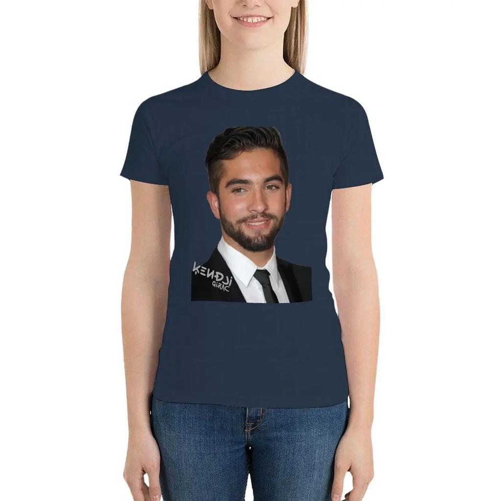 Kendji Girac T-Shirt anime clothes lady clothes Women's tee shirt
