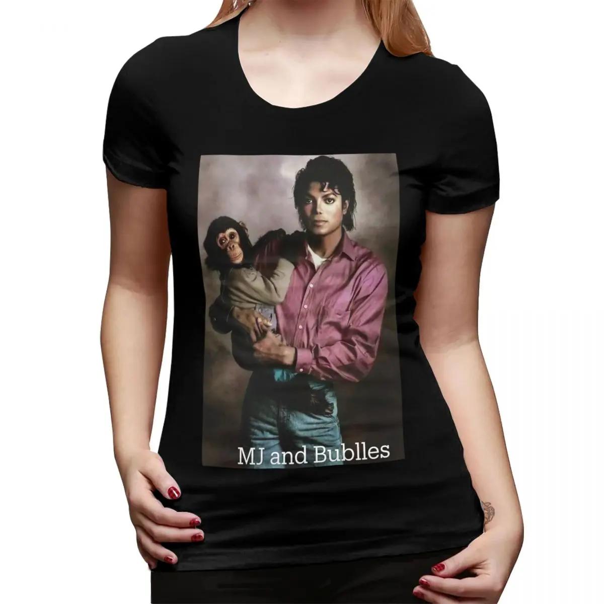 

Michael Jackson TShirt for Women Round Neck Streetwear T Shirts Womens Tees Short Summer Clothes Tops 4XL
