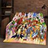 3D Cartoon Digimon Adventure Angemon Flannel Blanket,Soft Warm Plush Throw For Home Bedroom Bed Sofa Cover Picnic Office Kids