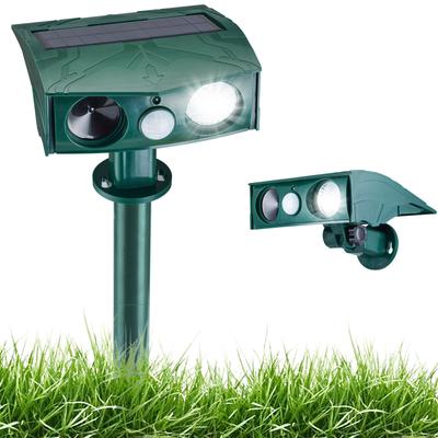 Janmifly Tierabwehr und Tier 4 USB Solarabwehr und andere Wildtiere Abwehr, Modi, 120° Weitwinkel-Erkennung, & Aufladung, 2600mAh,